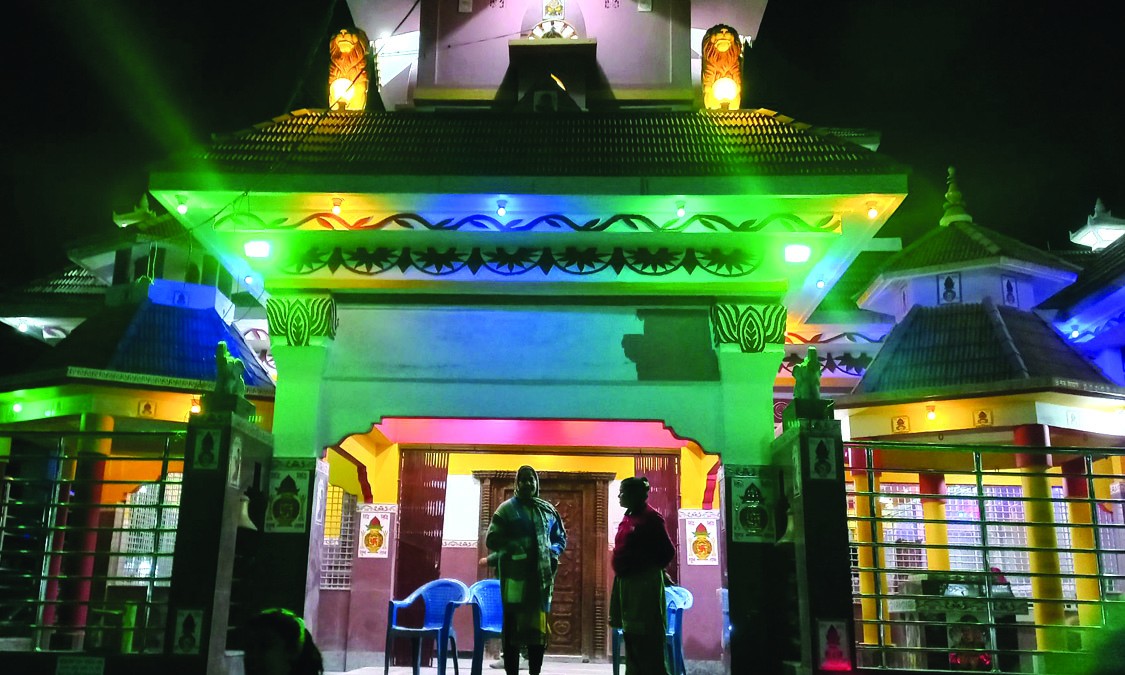 भद्रपुरमा बन्यो डेढ करोड लागतमा काली मन्दिर