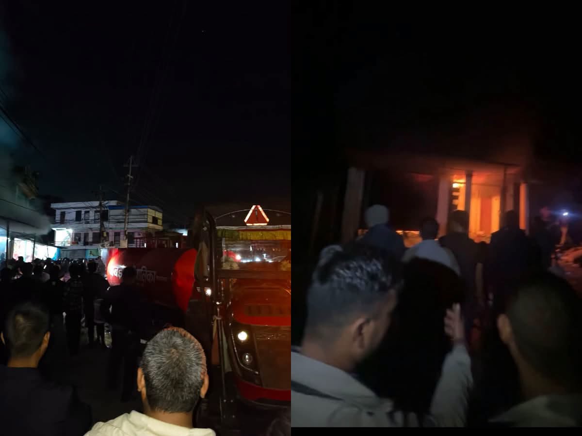 भएकाे एउटा दमकल जेनजीले जलाइदिए, अहिले घर-पसल जलिरहँदा पश्चिम दाङ चारै पालिकामा छैन दमकल