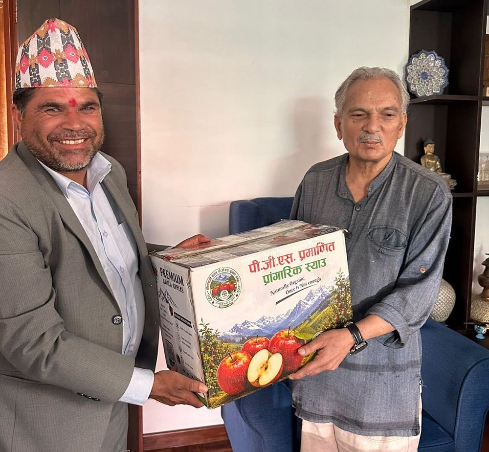 जुम्ली स्याउको प्रवर्द्धनमा बाबुराम, गरे यस्तो अपिल