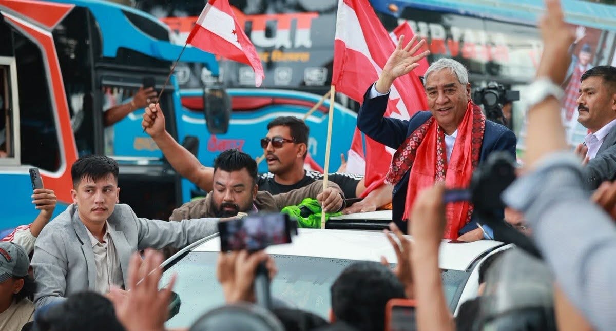 राज्यको मुद्दा र पार्टी विभाजनको दोसाँधमा नेपाल फर्किए देउवा