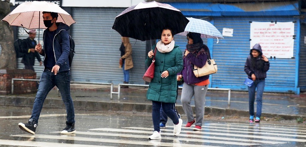 आज देशका यी स्थानमा वर्षा र हिमपात हुने