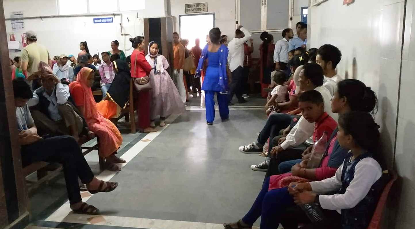 बिरामीले भरिन थाले अस्पताल