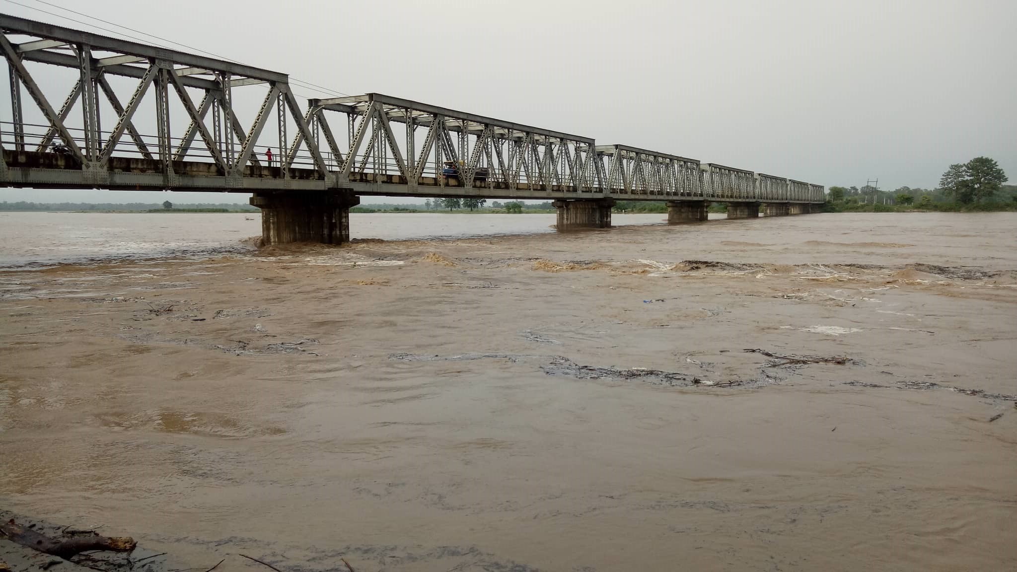 बाँकेमा १५० मिलिटिर वर्षा, राप्तीनदीमा पानीको सतह बढ्यो