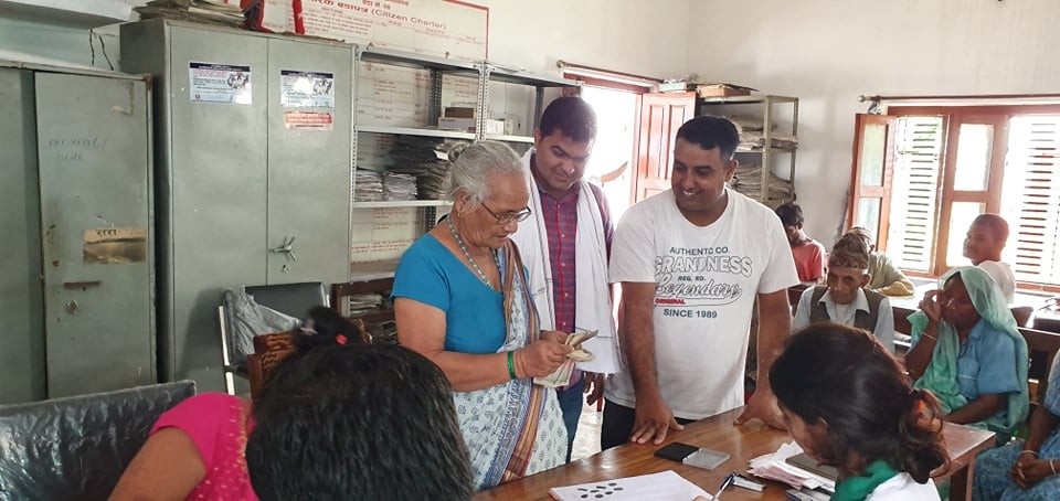 सामाजिक सुरक्षा भत्ता वितरण