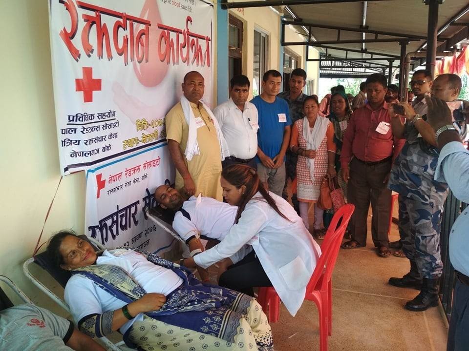 डुडुवामा रक्तदान