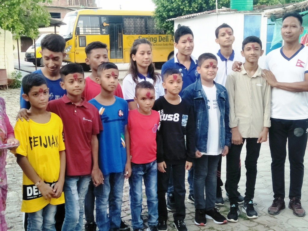 पौडी खेलाडीको विदाई