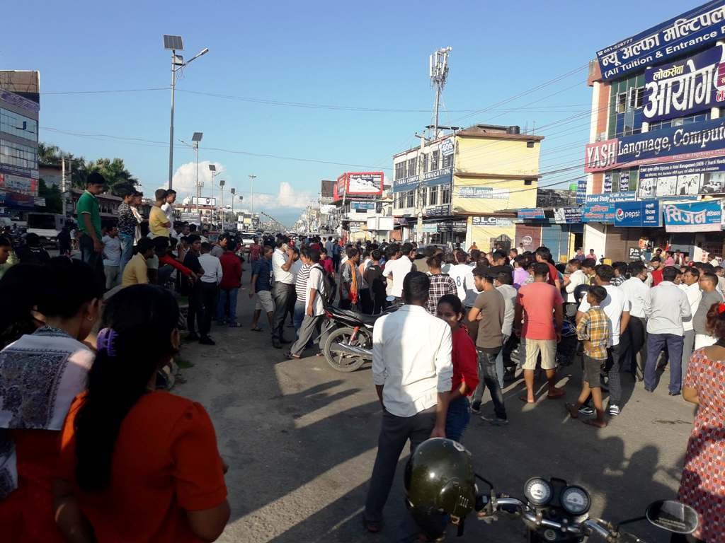 दोषीलाई कारबाहीको माग गर्दै चक्काजाम
