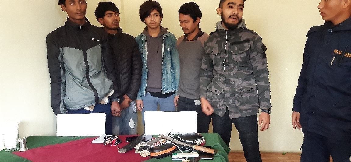 हमला गर्ने योजना बनाएको गिरोह पक्राउ