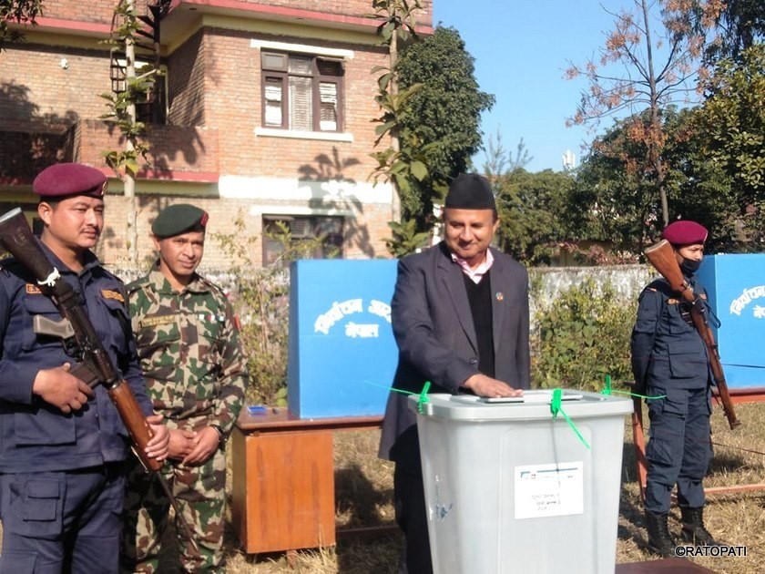 प्रदेश ५ मा राष्ट्रियसभा सदस्य लागि मतदान