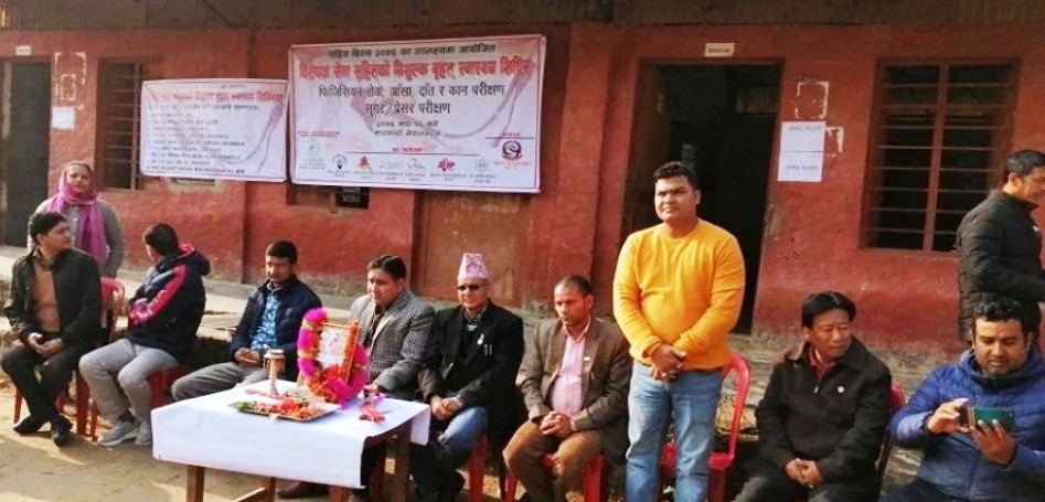 कारकाँदोमा नि:शुल्क स्वास्थ्य शिविर