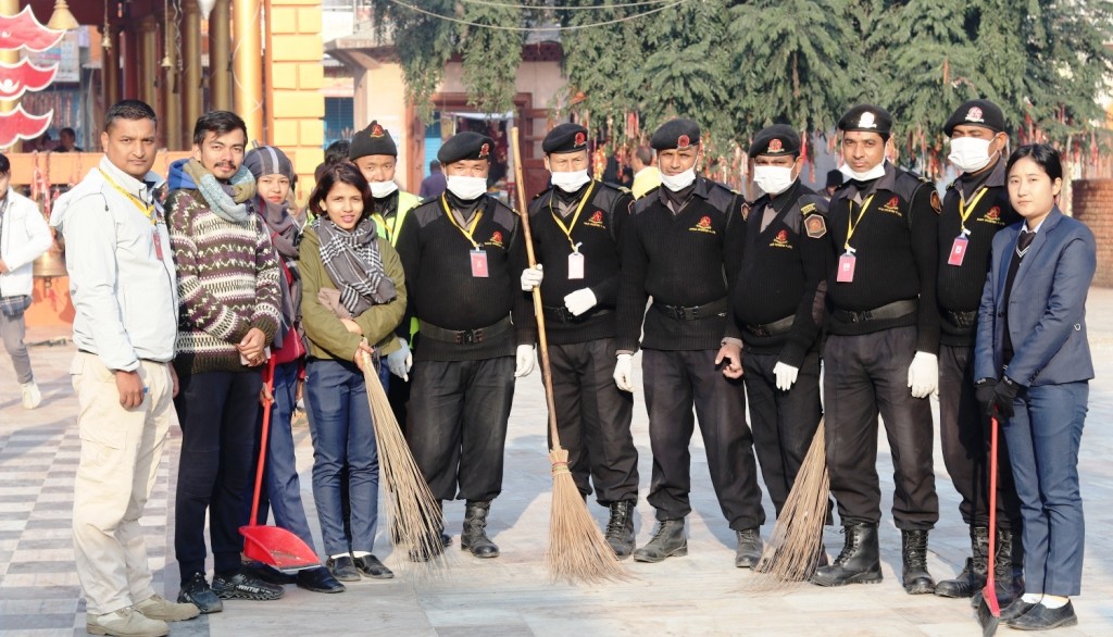 बागेश्वरी मन्दिर सरसफाई