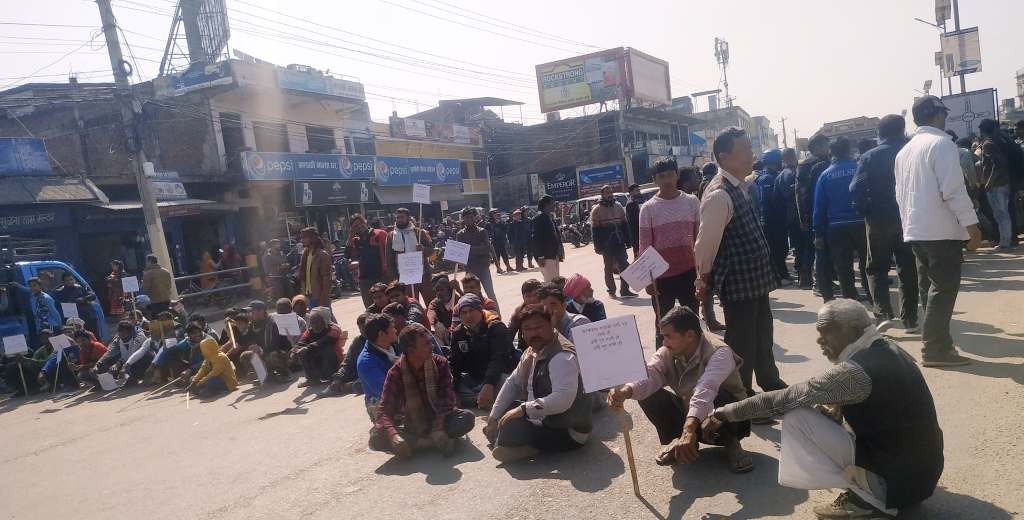 कर्मोनाहबासीको आन्दोलन जारी