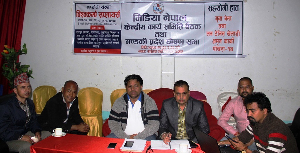 मिडिया नेपालको उपाध्यक्षमा श्रीधर मनोनित