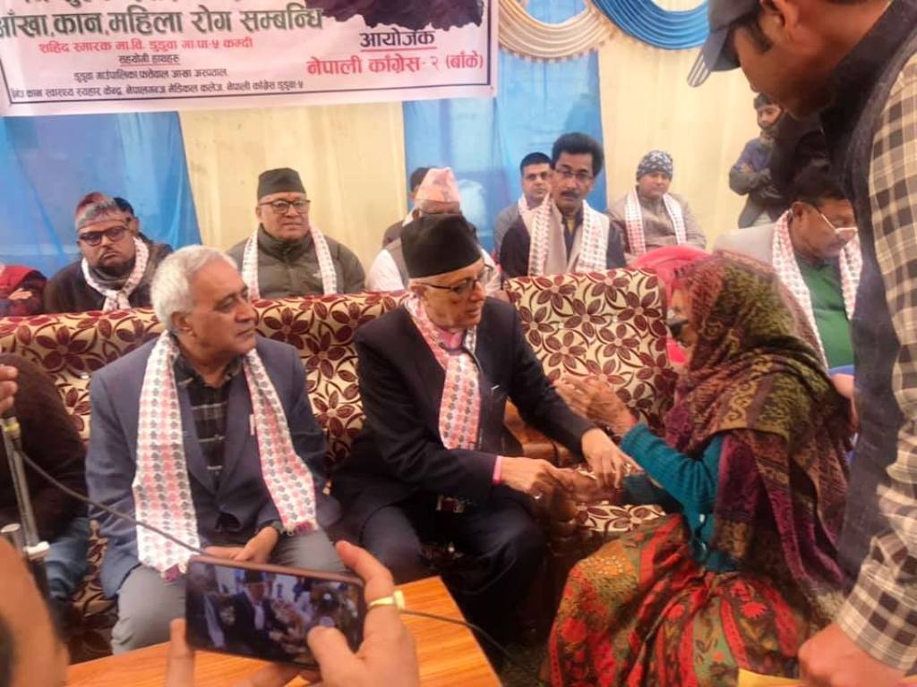 स्वर्गीय कोइरालाको स्मृतीमा स्वास्थ्य शिविर