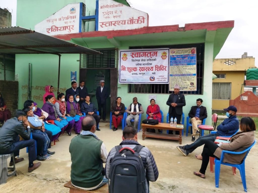 एकहजार १ सय ८९ जेष्ठ नागरिकलाई विशेषज्ञ सेवा