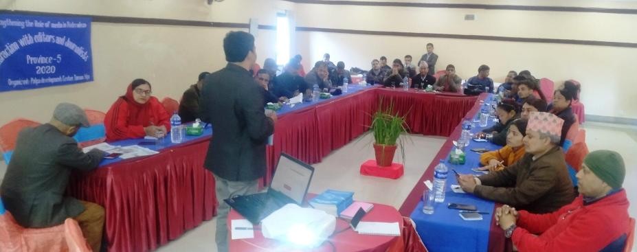 सम्पादक र पत्रकारबिच कार्यशाला