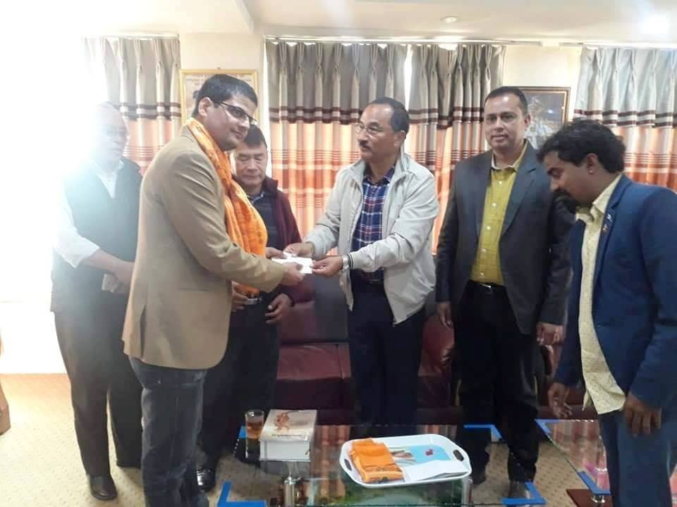 महासंघका सहसचिव मिडिया नेपालमा