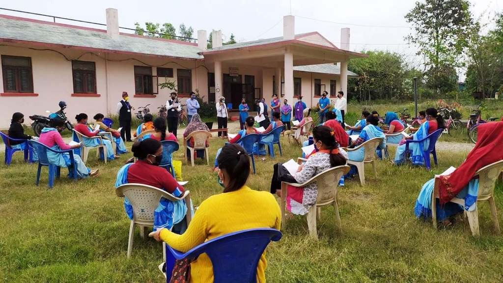 खजुरामा स्वास्थ स्वयंसेबिका परिचालन