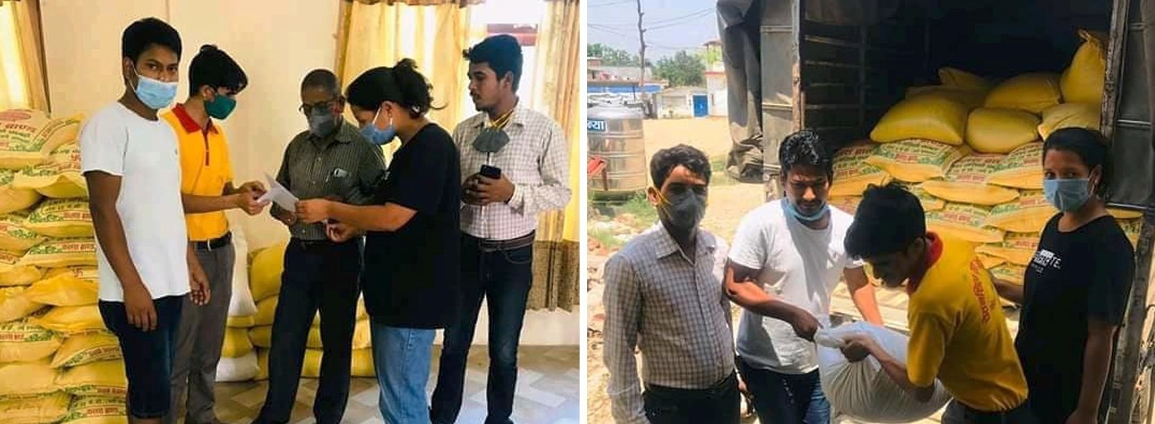 कोहलपुर नगरपालिकालाई खाद्यान्न सहयोग