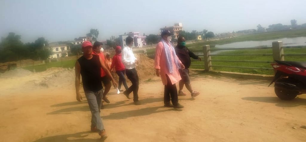 वाटरपार्क सौन्दर्यकरण कार्य शुरु