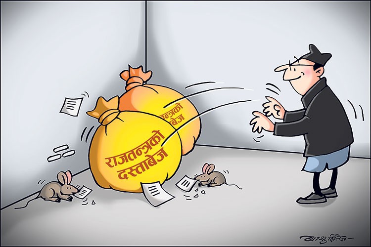 दरबारले बुझाएका दस्ताबेज गायब