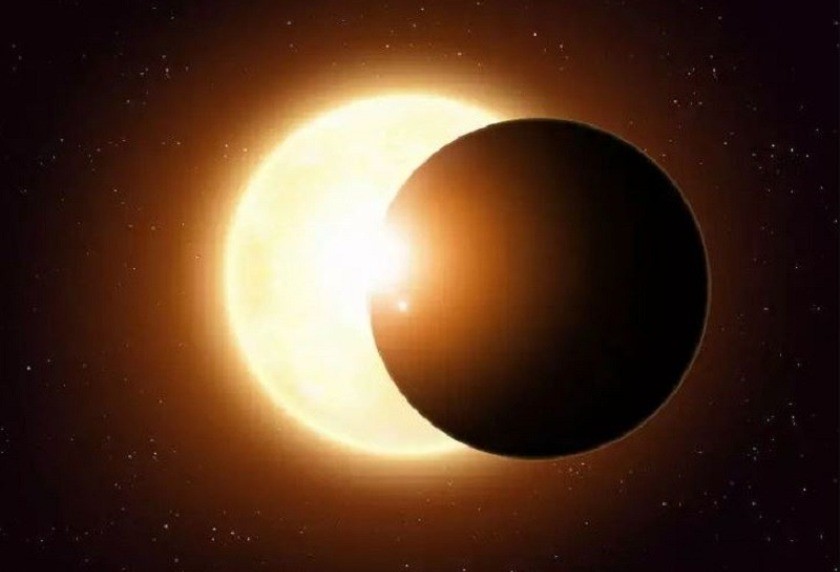 आज वलय सूर्यग्रहण