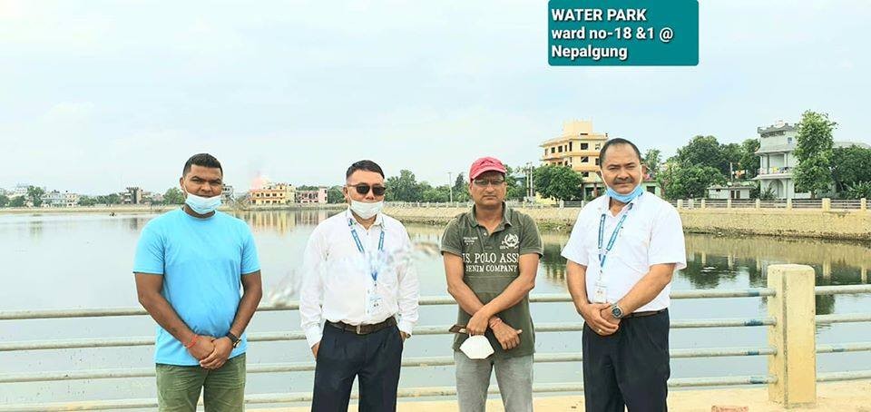 सिडिओदेखि जनप्रतिनिधीसम्म वाटरपार्क अवलोकनमा
