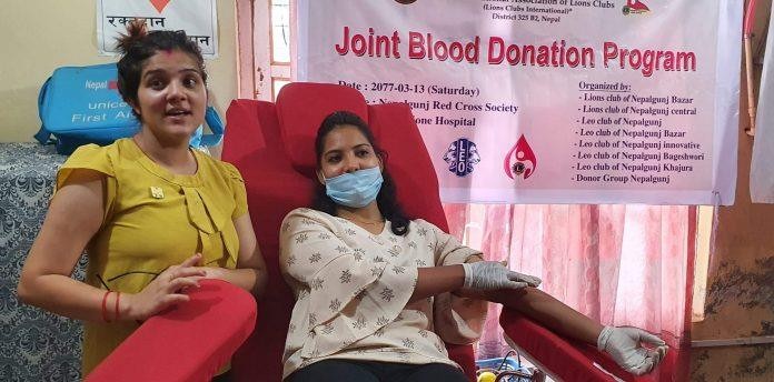 लायन्सको रक्तदान