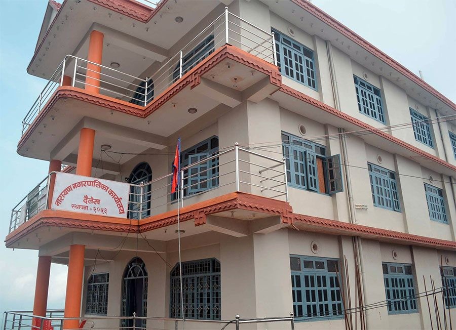 कोरोना कहर  :  नारायण नगरपालिकाको काम ठप्प