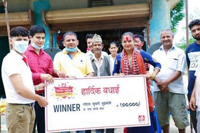 डिश होमको डिलर दाईको डिस्काउण्ट :  बाँके र बर्दियाका ग्राहकले एक–एक लाख जिते