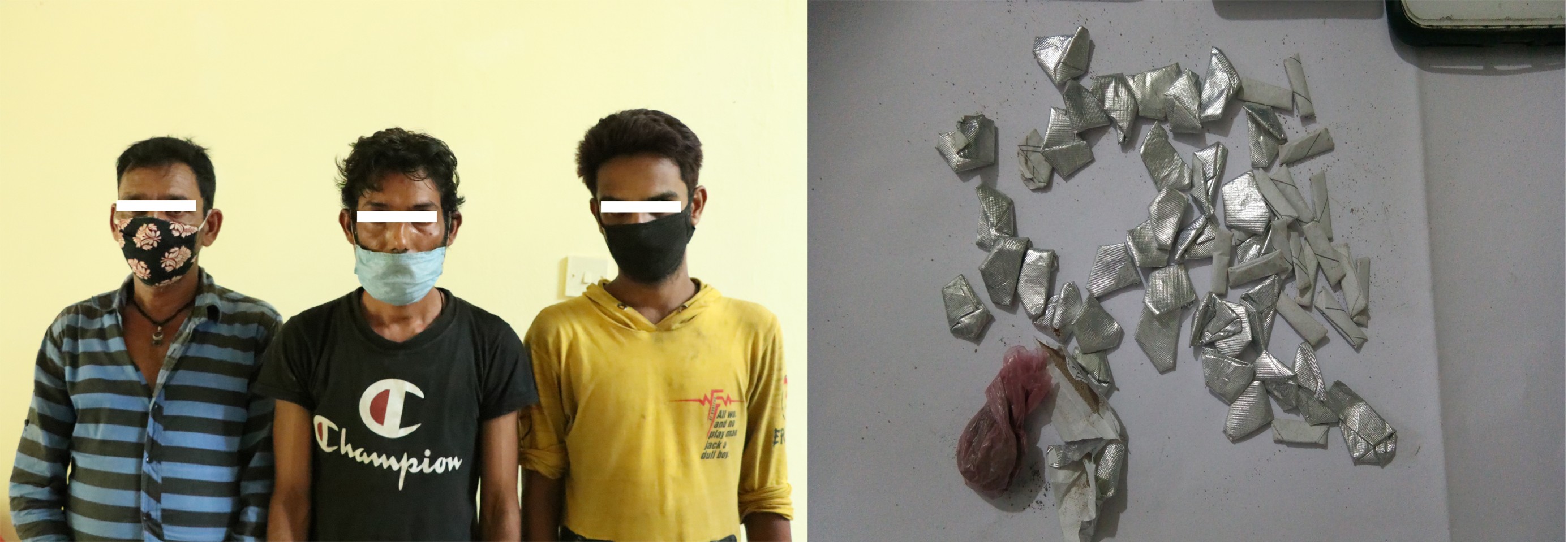 ब्राउनसुगरसहित नेपालगन्जका तीनजना प्रहरी फन्दामा