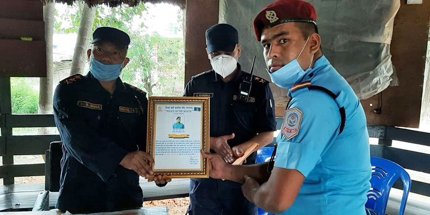 ‘पुलिस अफ द मन्थ’ बने हमाल