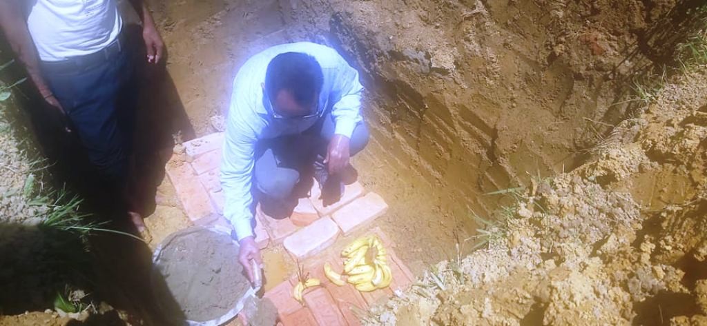 खजुरा गाउँपालिकामा साढे १८ लाखको प्रसुती गृह शिलान्यास