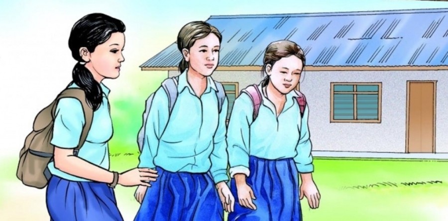 म्याग्दीमा विद्यालय सञ्चालन हुन थाले