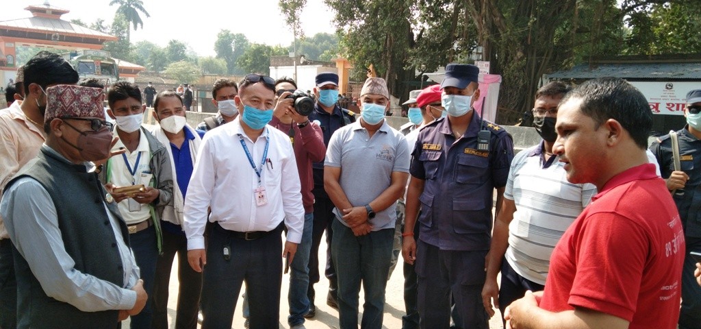 बासद्वारा नेपाल–भारत सीमा जमुनाहमा हेल्प डेस्क सञ्चालन