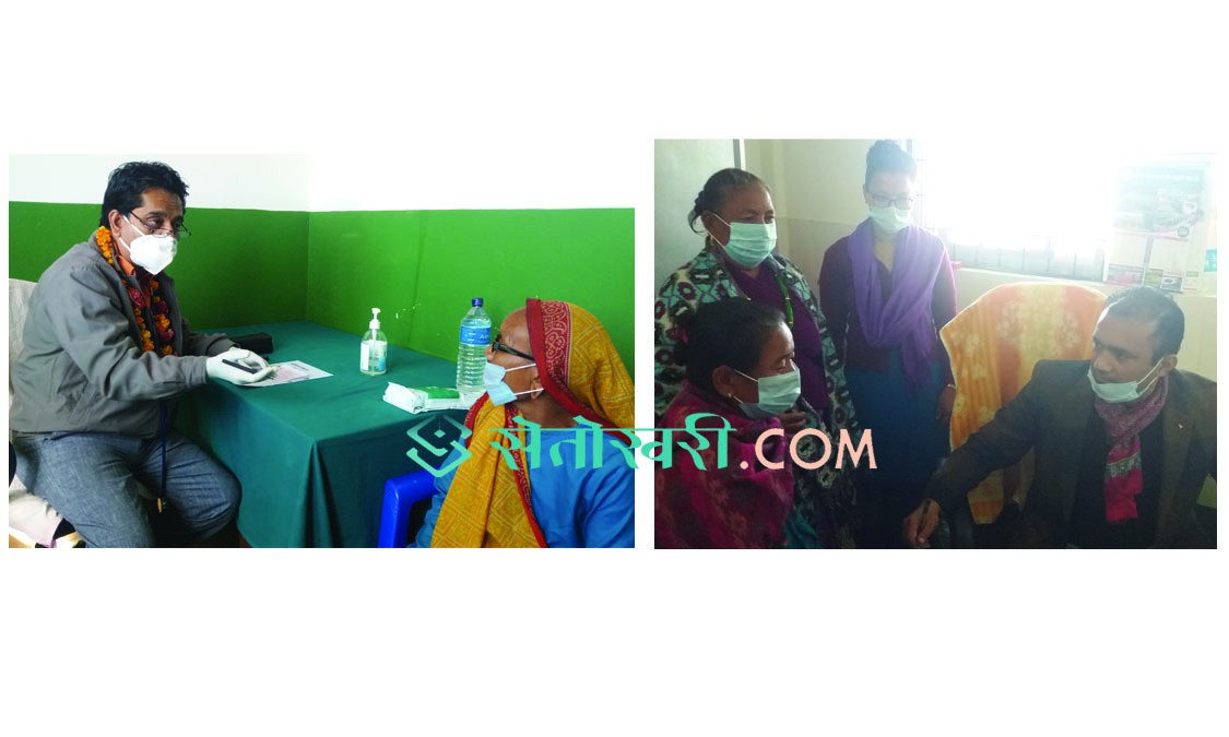 राप्तीसोनारीमा रोटरीको निःशुल्क स्वास्थ्य शिविर