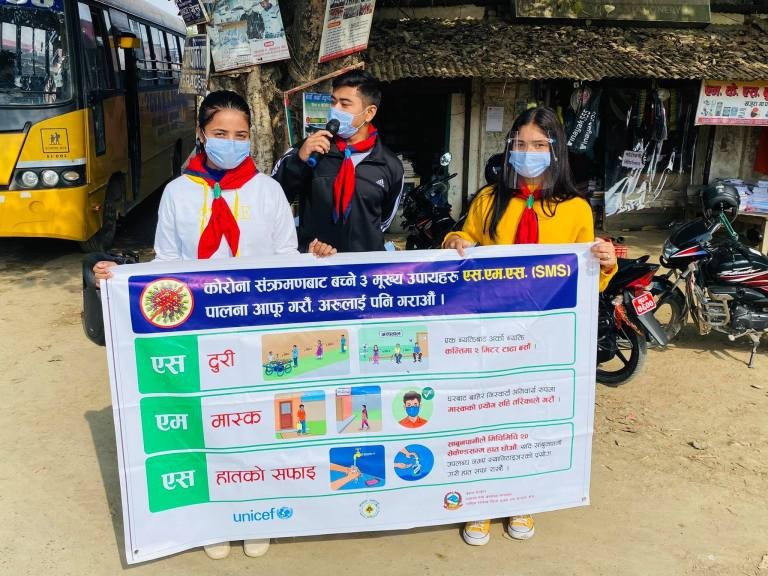 खजुरामा स्काउटको सचेतना अभियान