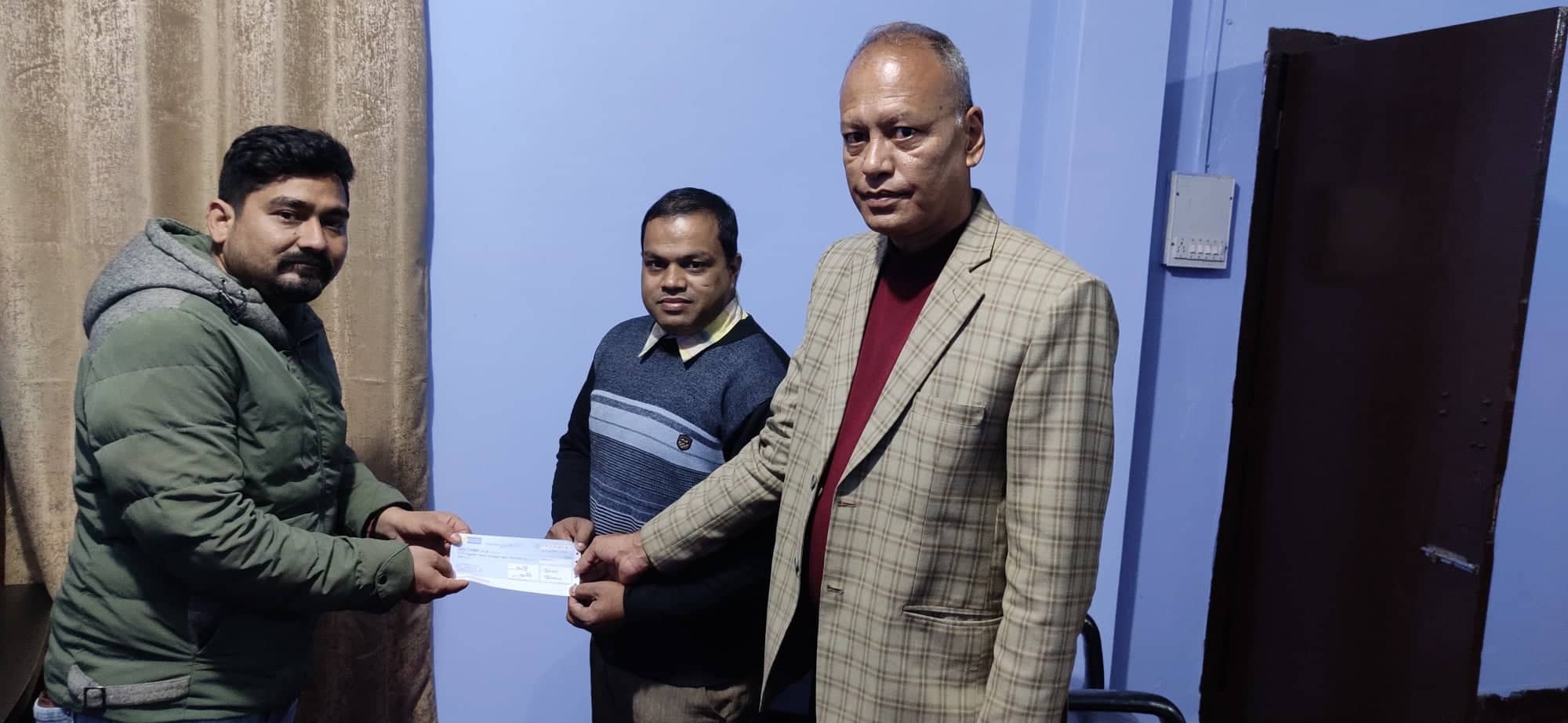 नेको  ईन्स्योरेन्सले एक करोड ४८ लाख बीमा भुक्तानी गर्यो