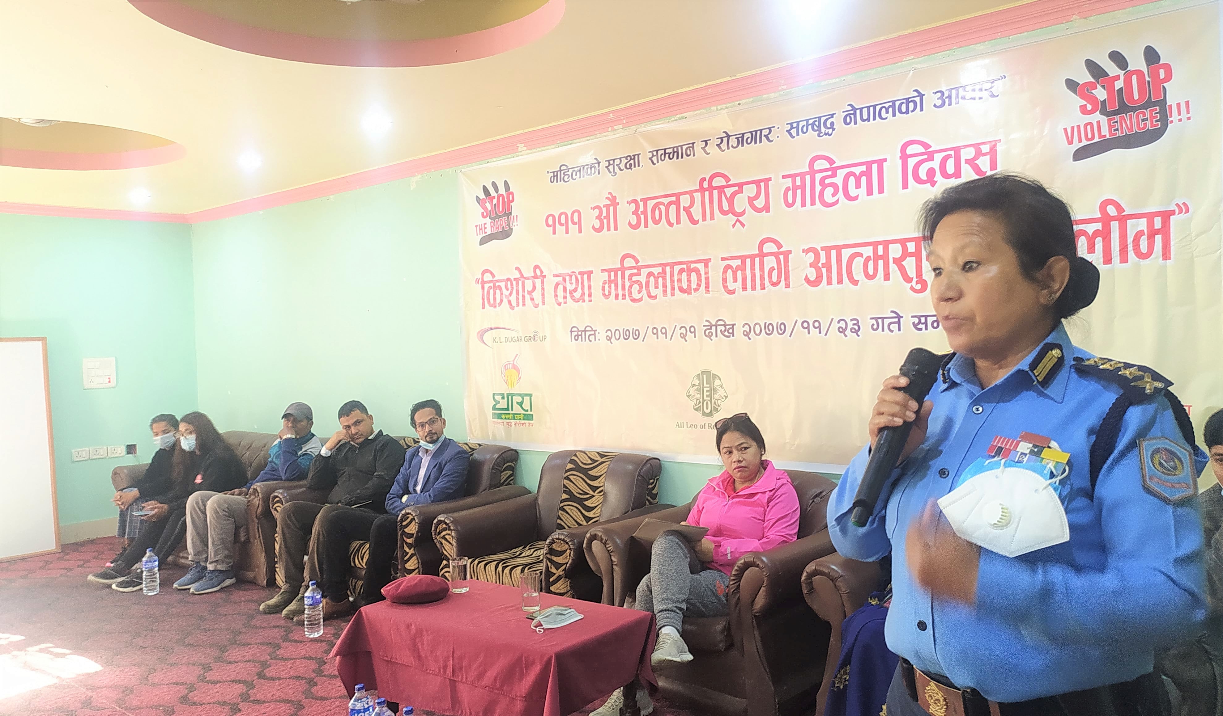 आत्मबल र मानसिक तयारीले मात्र प्रतिरक्षा सम्भव : बरिष्ठ प्रहरी उपरीक्षक राणा