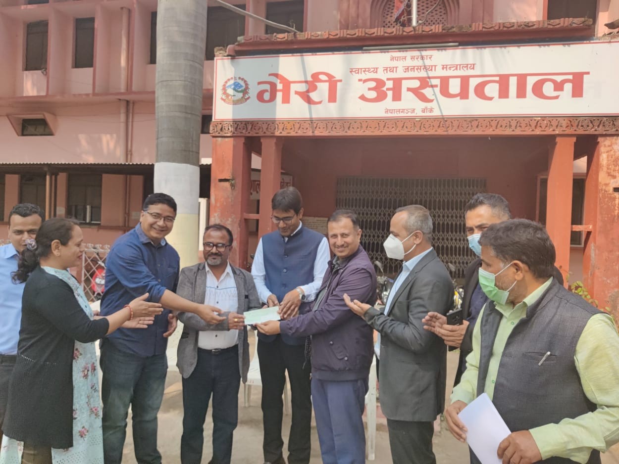 भुषालद्वारा भेरी अस्पताललाई आर्थिक सहयोग, एक महिनामै एम्बुलेन्स खरिद गरिदैं