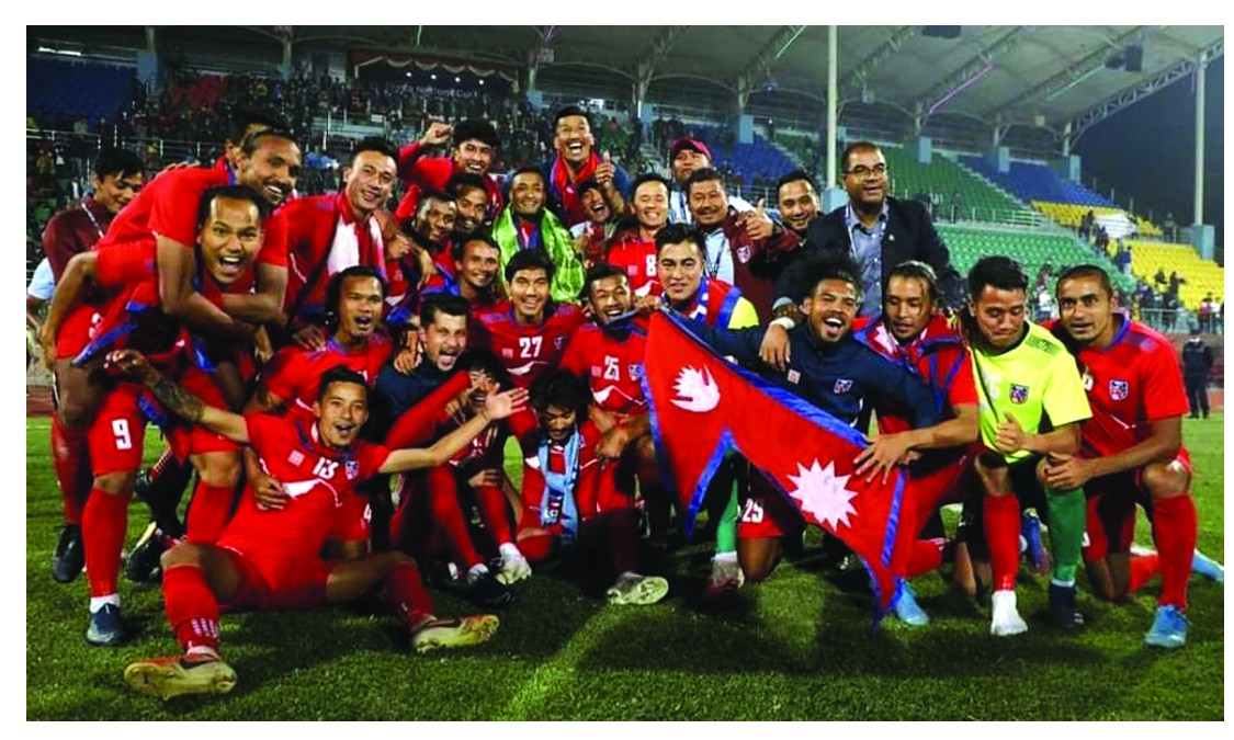 त्रिदेशीय कप विजेता खेलाडीलाई एन्फाले एक/एक लाख दिने
