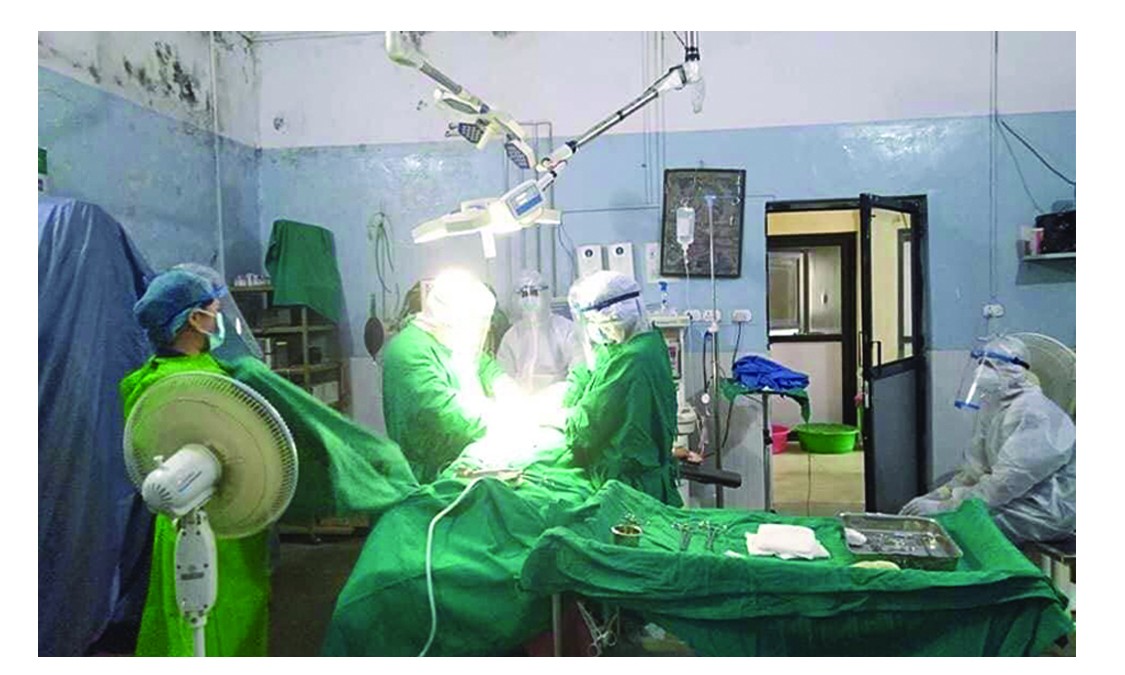 भेरी अस्पतालमा कोरोना संक्रमित महिलाको सफल शल्यक्रिया, भयो स्वस्थ बच्चाको जन्म