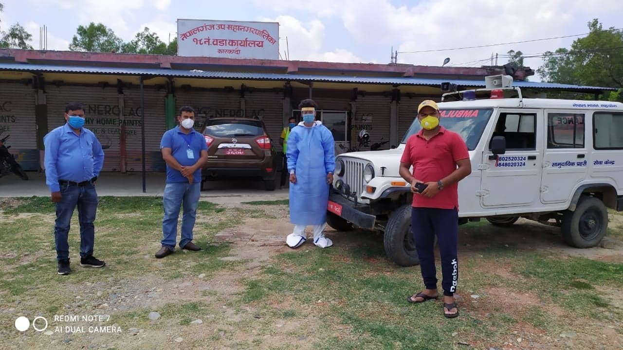 वडाअध्यक्ष बर्माले ब्यक्तिगत खर्चमा निःशुल्क एम्बुलेन्स सेवा सुरु गरे