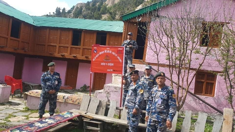 छाङ्गरुमा सशस्त्रको भवन नौ महिनामा भुइँतला मात्रै