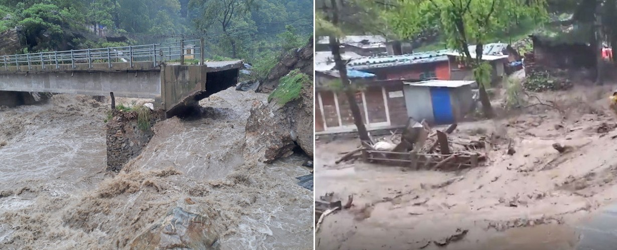 पोखराको हेम्जामा बाढी, तीन सय घर डुबानमा