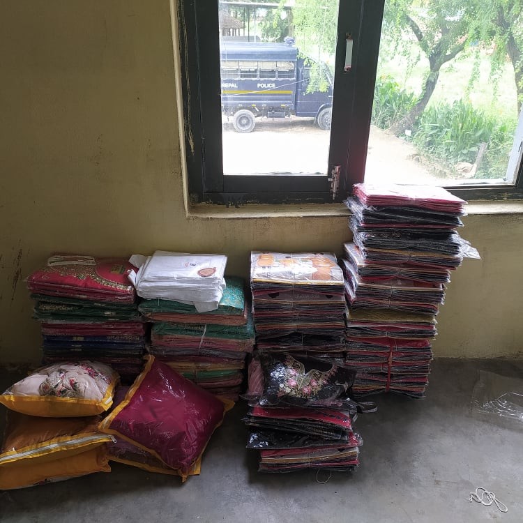 भन्सार छलि ल्याएको कपडा बरामद