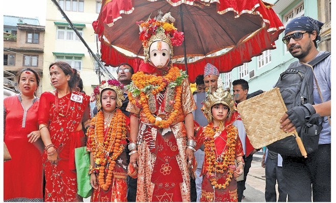 पाटनमा आज नरसिंह जात्रा मनाइँदै