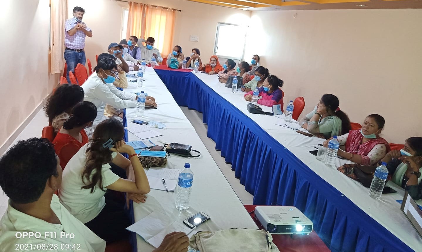 बाँके र बर्दियाका नागरिक समाजका प्रतिनिधीलाई मानवअधिकार तालिम