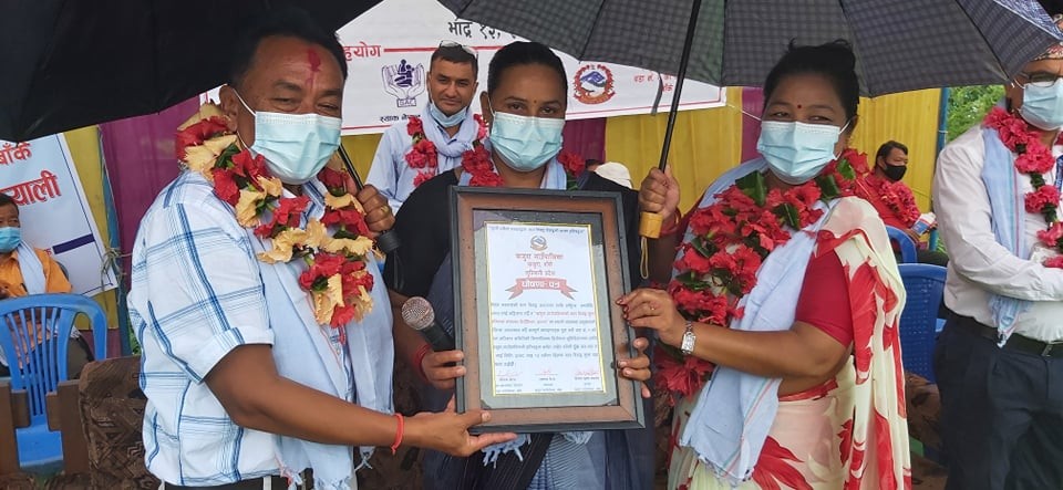 खजुरा गाउँपालिका वडा नम्बर– १ वालविवाह मुक्त वडा घोषणा