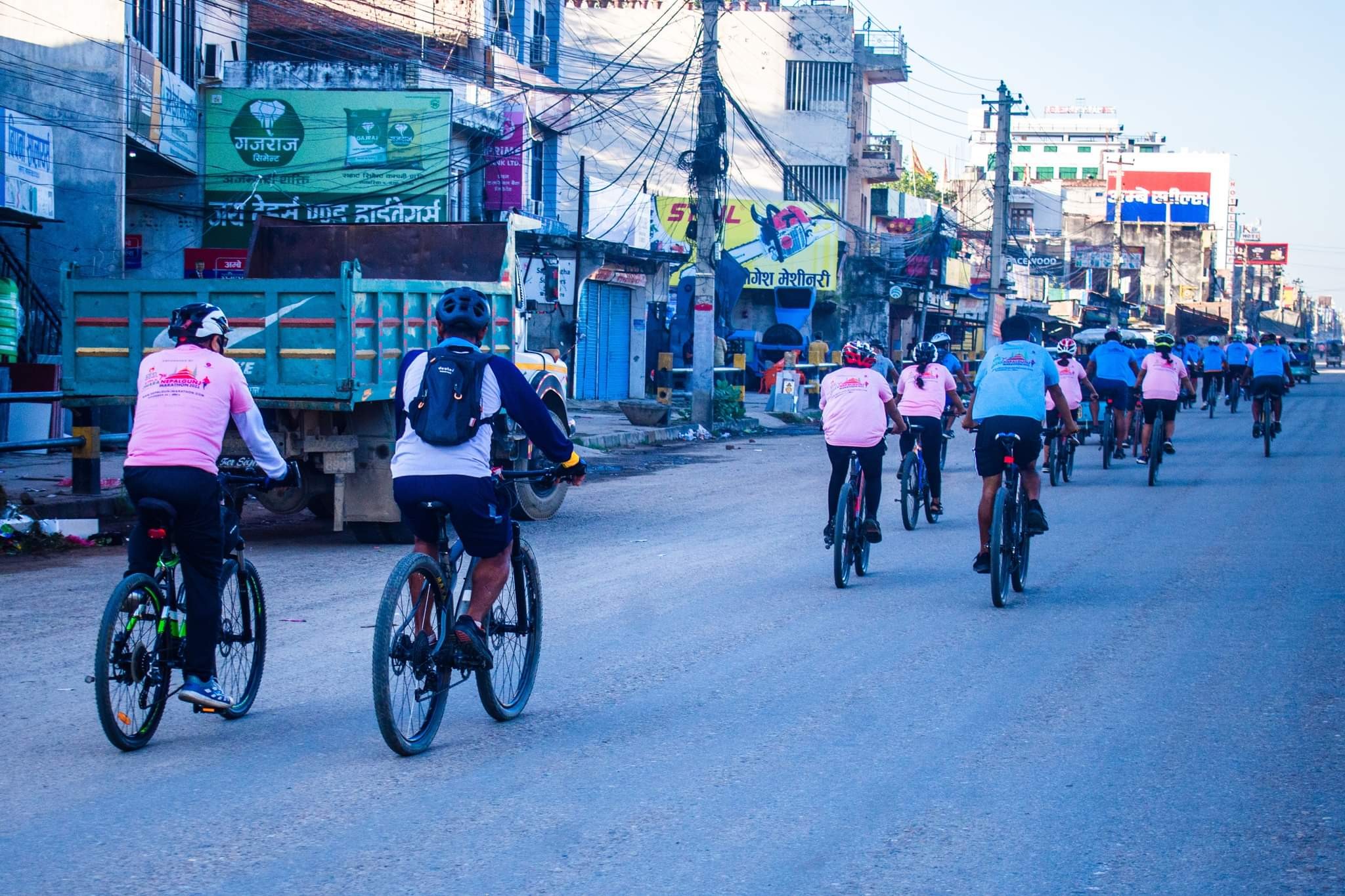 मुटु दिवसमा साइकल -याली